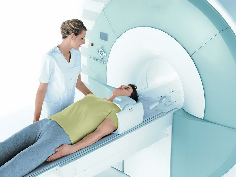 MRI សម្រាប់ការធ្វើរោគវិនិច្ឆ័យ osteochondrosis